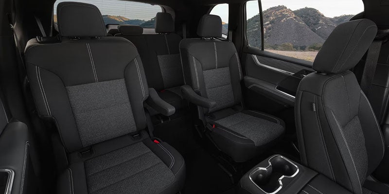 Seating arrangment of 2026 Acadia